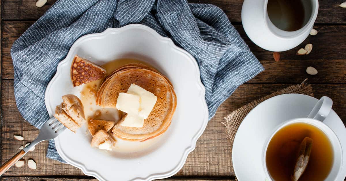 The Best Light & Fluffy Paleo Almond Flour Pancakes Recipe